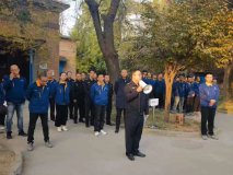 西安市生态环境局新城分局开展突发环境事件应急演练