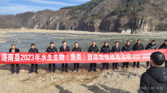 商洛市洛南县举办2023年度水生生物增殖放流活动
